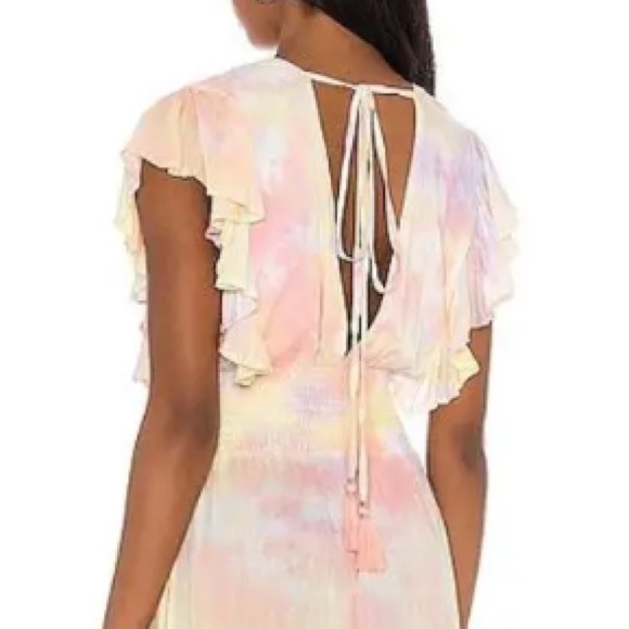 Tiare Hawaii Dahlia Maxi Tie Dye Dress size Small Medium - Picture 11 of 17